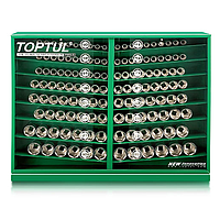 TOPTUL GAAY0005 ຊຸດການສະແດງ Socket (130 pcs; Mirror)
