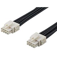 Molex 226199-2043 ການປະກອບສາຍສະແຕຣດ Micro-Fit+ F ເຖິງ Micro-Fit+ F OTS Cbl Asmy DR 300mm lgt Tin Plt 4 Ckts Nat