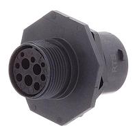 Amphenol SINE Systems RTS712N3P03 ຕົວເຊື່ອມຕໍ່ RECEPTACLE JAM NUT SIZE 12 3POS PIN