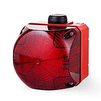 Auer Signal 876162405 ໄຟແສງ LED ສະຫຼຸບ / ກະຕຸ້ນພ້ອມຕົວບອກສະຖານະດ້ວຍສຽງດັບ QSS LED steady/flashing beacon with buzzer indicator 24 V AC/DC ແດງ