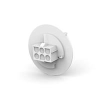 AMP Connectors - TE Connectivity 1586887-1 ຕູ້ແບັດເຕີຣີ & ປະຕູກເຊື່ອມ 06P UMNL CAP HSG