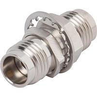 Amphenol SV Microwave SF1133-6038 ຕົວແປ RF - ໃນຊຸດ 1.85mm ຜູ້ຍິງເປັນຜູ້ຍິງ ຕິດຕັ້ງ Bulkhead Adp