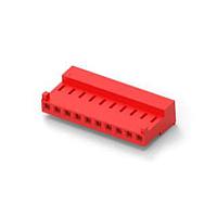 AMP Connectors - TE Connectivity 4-644463-0 ການປະຊຸມ Receptacle 10P CONN ASSY 22 AWG ແດງ