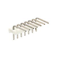 AMP Connectors - TE Connectivity 640453-7 ຫົວກົງສະແດງ FLAT HEADER 7P ມຸມຂວາ Post tin
