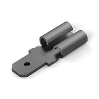 AMP Connectors - TE Connectivity 1742597-1 ການຕັດການຢ່າງລວດໄວ 250/187 FASTON ADPTR 018/032 BR