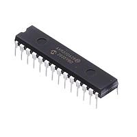 Microchip Technology AVR32DA28-E/SP ເຄື່ອງຄວບຄຸມຈຸດຕໍ່ 8-bit - MCU 32 KB, 28-pin, 125C, SPDIP, Tube