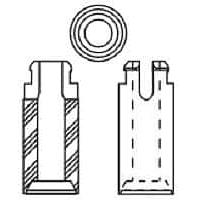 Eagle Plastic Devices 561-STS8025 ສແຕັກເບິວ STACKABL SPCR #8X1/4