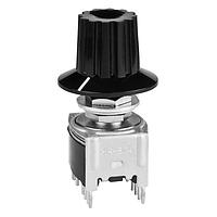 NKK Switches MRB24B-A ສະຫນັບສະຫນູນການສະຫນອງການສະຫນອງ DP 3 POS SHAFT ACUTR BRACKET PC BLK KNOB