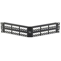 Panduit CPA48BLY ແຜ່ນຕິດຕັ້ງ Patch Panel 48 Port Angled All Metal