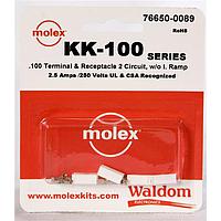 Molex 76650-0089 ຊຸດຕໍ່ຕໍ່ KK-100 Connector Kit Recep and term 2Ckt
