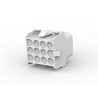 AMP Connectors - TE Connectivity 2-480709-0 ຮູງບ້ານຮັບສະຕິກ 12P CAP HSG NAT