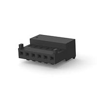 AMP Connectors - TE Connectivity 3-644083-6 ຮູງຮັບ Receptacle 06P MTA100 CONN ASSY POL TAB
