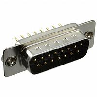 NorComp 772-E15-113R001 Plug IP67 Male D-Sub 15 Position Straight Vertical Solder