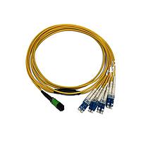 Molex 88536-6803 ການປະກອບສາຍເສັ້ນແອບຕິກ MPO QSFP ເປັນ 4XLCD SM 3M
