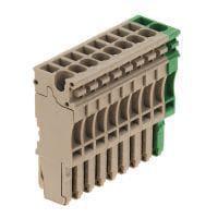 Weidmuller 1867160000 ເຄື່ອງມືແລະເຄື່ອງສະຫຼຸບ Terminal Block ZP 2.5/1AN/9 GN/BE