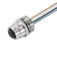Weidmuller 1836910000 ຕົວເຊື່ອມຕໍ່ມິດສະຕິກວົງກົມ SAIE-M12B-5-0.5U-M16