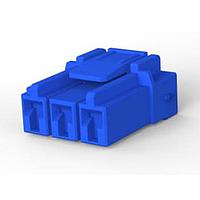 AMP Connectors - TE Connectivity 1747995-3 ພາວເລີ້ມໃຫ້ກັບບອດ GHC EYELET 6.2 3POS PLUG HOUSING ສີຟ້າ
