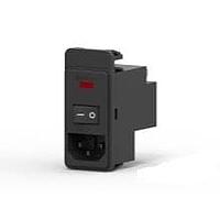 Corcom - TE Connectivity PSJS0SS60 ປະຕູເຂົ້າ 6A ຟິວສ໌ເຕົ້າເອົາເອງ ຕິດຕັ້ງໃນ