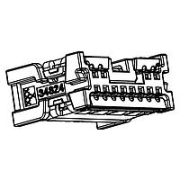 Molex 34824-0161 ກອງປົກ MINI50 CONN RCPT 16CKT NB LTGY POL B