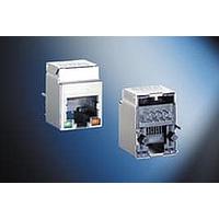 ERNI - TE Connectivity 203283 ມັກເຕິກແຈັກ 8P 1PORT VERT SHLD SLDR RJ45 I/O CON