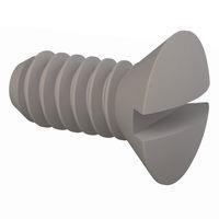 Essentra Components 330632A031 ສະກຣູ Slotted Countersunk 82 Slotted CSK, ກະດູກ #6-32, ຄວາມຍາວ 5/16