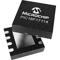 Microchip Technology PIC16F17114-E/MD MCU's 7KB Flash, 512B RAM, 128B EEPROM, 12b Diff. ADCC, 1xOP-AMP, 2x16-bit dual PWM