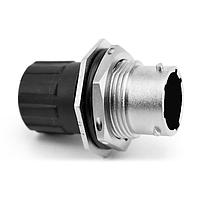 Amphenol SINE Systems RT072028PNHEC03 ຕົວເຊື່ອມຕໍ່ 28 ຕໍ່ຕຳແໜ່ງ ນັ່ກກັບຢ້ອນ Jam Nut Receptacle, ຜູ້ຊາຍ, ຂະໜາດ Shell 20, ຢາງຊີໂລຄອນ Seal, ແລະ ຝາປິດທ້າຍມີການປິດສາຍແບບເປົ້າເປັນຕົວ