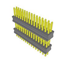 Samtec FW-15-04-G-D-346-150 ການເຊື່ອມຕໍ່ Flexible Micro Board Stacking Header, 0.050" Pitch
