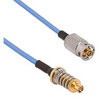 Amphenol SV Microwave FQSMPM-047-FV67SMPM-120 ສາຍສະບັບ RF SMPM F QB ໄປຫາ VITA 67.1/2 SMPM 12" Cable