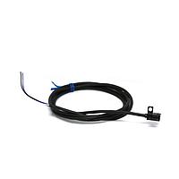 Omron Automation and Safety EE-SX952-W 1M ອຸປະກອນສະລິດແບບແສງ, ສົ່ງຜ່ານ, ອອກພວດໂຟໂຕທຣານຊິດເຕີ F-shp 5mm PW NPN 1M