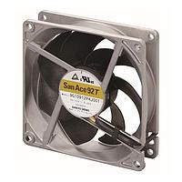 Sanyo Denki 9GT0924J4001 ພັງລົມ Axial Axial, 92x92x25mm, 24VDC, 77.7CFM, ຂະໜາດອາກາດກວ້າງ, ບໍ່ມີຂອງຍືດ, ລົດລົດ, Tach/PWM