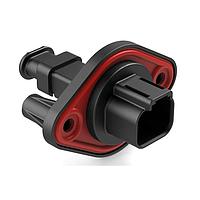 Amphenol SINE Systems AT04-2P-PM15 ປະຕູຮັບ 2 ຕຳແໜ່ງ ປະຕູຮັບ, ກະແຈ, ຕິດບົດ, ການກວດສອບດ້ວຍຕົວເອງ, ການປົກປ້ອງແຮງດຶງ