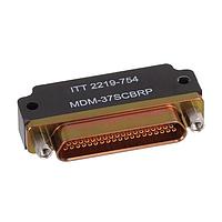 ITT Cannon MDM-37SCBRP ຂໍ້ມູນ Micro-D D-Sub Connectors MICRO 37 F PC R/A JACKP