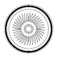 Mallory Sonalert PSR-40F08S01-YHQ ລະບົບລະດັບສຽງ Speaker 8Ohm .25W 39.5mm