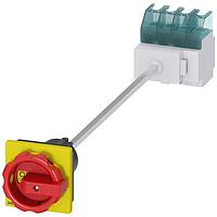 SIEMENS 3LD21131TL53 ສະວິດແຜ່ນໝູນ 25A ມືຈັບໝູນປະຕູ 4HOLE R/Y 4P