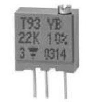 Vishay Sfernice T93XB201KT20 ອຸດສາຫະກຳ ລະດັບ 3/8" SQ H/ADJ 200