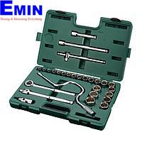 SATA 09090-6 28PC 1/2"DR 6PT METRIC SOCKET SET