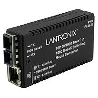 Lantronix M/GE-PSW-SX-01-NA Media Converters Mini Media Converter 10/100/1000B-T ເປັນ 1000B-SX SC MM ມີພ້ອມກັບອຸປະກອນຈິງໄຟ -NA