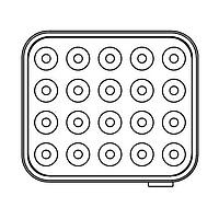 ITT Cannon RPRM20-22PNAS ຫົວຂໍ້ EN4165-Style Conn RPRM20-22PNAS