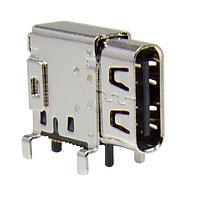 Kycon KUSBX-SL2-CS1N24-B-TR ຕົວເຊື່ອມ USB Type C ຢູ່ຕົ້ນ USB 3.2 Gen 2 TypeC 24 ໝາກ