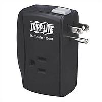 Tripp Lite TRAVELER100BT ອຸປະກອນປ້ອງກັນແຮງກະທົບ 2ອອດເດັກຕິ້ງປລັກ-ອິນ ຮັບສອງຕຣານຟອມເມີ