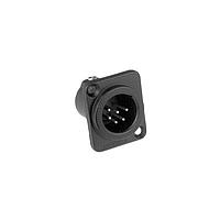 Amphenol Audio AC6AMDZBBULK ຕົວເຊື່ອມ XLR 6 ໂພນຜູ້ຊາຍສາຍສຽງ. ສີດຳ, ຕິດຕໍ່ດ້ວຍການກະທຳດ້ວຍເຄື່ອງມື, ຖ້ວຍບຸດເຊື້ອມ. ບັນຈຸປະກອບຈໍານວນຫຼາຍ