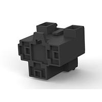 AMP Connectors - TE Connectivity 281734-2 ກອງປະກອບ 3 POS RECPT FLAG