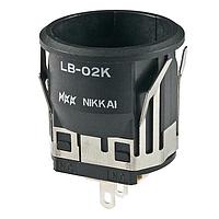 NKK Switches LB02KW01 ໄຟສະຫວ່າງຮອງດ້ວຍຮູບຮ່າງກົງເທົ່ານັ້ນ
