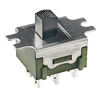 NKK Switches MS22AFW01 ສ୍ଲାଇດ DPDT ON-NONE-ON SLDR