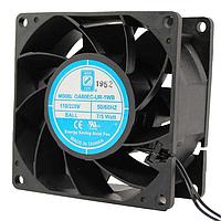 Orion Fans OA80EC-UR-1WB ພັງລົມ Axial EC Axial, ຊຸດສາກົນ, 80x80x38mm, 115VAC/230VAC, 38.6CFM, 0.22"H20