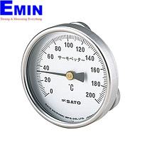 skSATO 2340-40 ເຄື່ອງວັດອຸນຫະພູມ Bimetal ສໍາລັບອຸນຫະພູມຫນ້າດິນ (0~400°C)