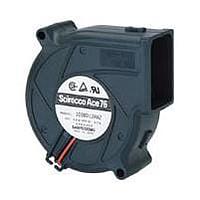 Sanyo Denki 109BD12MD2 ພັກລະບົບ DC Blower, 76x30mm, 12VDC, Locked Rotor Sensor