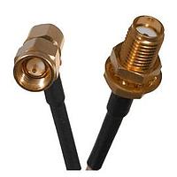 Johnson / Cinch Connectivity Solutions 415-0074-024 ສາຍສະບັບ RF RA PLG-STR BLKHD JK RG-316 24"