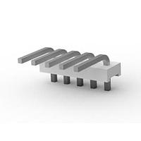 AMP Connectors - TE Connectivity 640385-5 ປລັກ FLAT HEADER R.A. 5P Square post tin